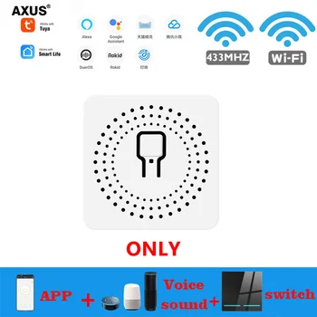 AXUS 16A Mini TUYA Inteligent Wifi DIY Switch-ul 2 Modul de Control, de Automatizare Modulul Funcționează cu Alexa Google Acasă Inteligent App de Viață
