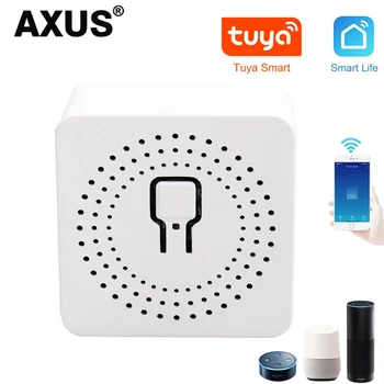 AXUS 16A Mini TUYA Inteligent Wifi DIY Switch-ul 2 Modul de Control, de Automatizare Modulul Funcționează cu Alexa Google Acasă Inteligent App de Viață