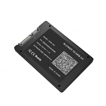 B Cheie de unitati solid state M. 2 SATA 3.0 Adapter Card cu Carcasă Metalică M. 2/unitati solid state SSD de 2.5