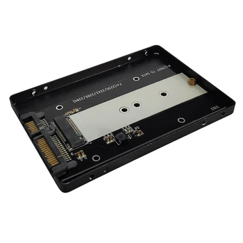 B Cheie de unitati solid state M. 2 SATA 3.0 Adapter Card cu Carcasă Metalică M. 2/unitati solid state SSD de 2.5