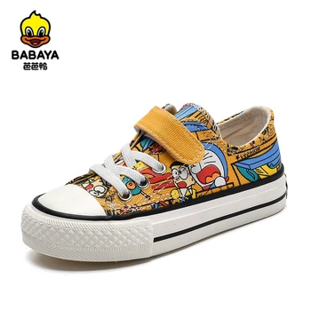 Babaya Copii Panza Pantofi Baieti Adidas Respirabil 2020 Primăvară Desene animate Noi Graffiti Fete Pantofi de Moda pentru Copii Adidasi pentru Fete