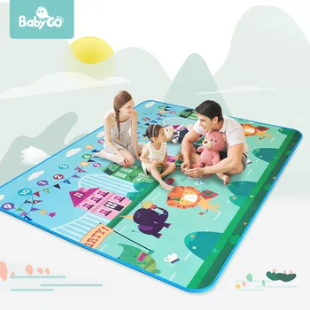 BabyGo Copii Crawling Pad Animal + Monkey Copii În Curs De Dezvoltare Mat Playmat-Uri Impermeabil În Aer Liber, Picnic Pe Plaja Baby Saltea De Joaca