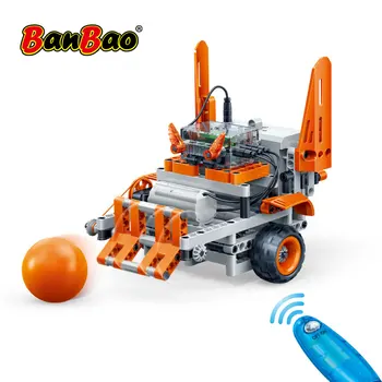 BanBao Somato RC Mișcare de Detectare Robot Technic Experiment Caramida Model Educațional Blocuri de Constructii pentru Copii Jucării pentru Copii 6925