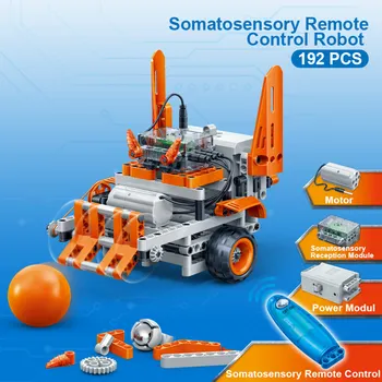 BanBao Somato RC Mișcare de Detectare Robot Technic Experiment Caramida Model Educațional Blocuri de Constructii pentru Copii Jucării pentru Copii 6925