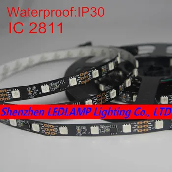 Banda LED 5m DC12V ws2811ic 5050 plin de culoare RGB SMD adresabile ws2811 pixeli led benzi pentru iluminat cu LED