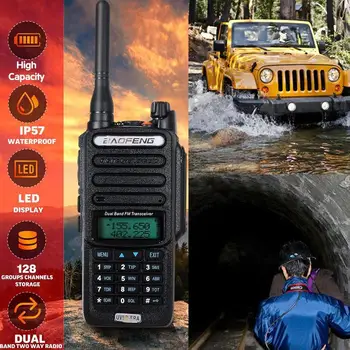 Baofeng 2020 Nou de Emisie-Receptie 25km IP68 rezistent la apa Baofeng Radio 9R Radio Cb UHF Comunicador Uv-9r Plus VHF EPOCA UV Sunca EPOCA