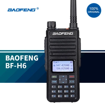BAOFENG BF-H6 Walkie Talkie 10km 10W Ham Radio hf Transceiver 136-174&400-520MHz Transmițător 2200mAh Două Fel de Radio Dual Band