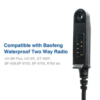 Baofeng Impermeabil la Distanță Difuzor Microfon pentru BaoFeng UV-XR UV-9R Plus Mate GT-3WP O-58 BF-9700 Walkie Talkie Radio