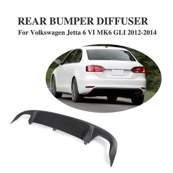 Bara spate Difuzor Buza Spoiler pentru Volkswagen VW Jetta 6 MK6 GLI 2012 - ABS Negru
