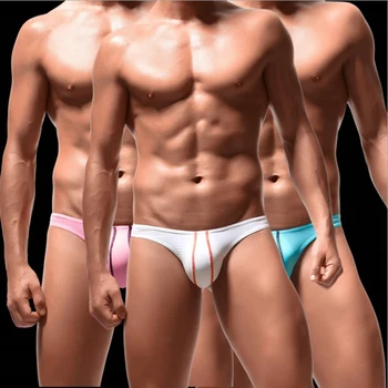 Barbat Sexy boxeri rece chiloți 8 culoare respirabil innerwear confortabil de sex masculin bikini slip talie joasa lenjerie de corp pentru bărbați