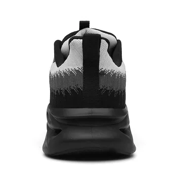 Barbati Adidasi Negru ochiurilor de Plasă Respirabil Rularea Pantofi Sport de sex Masculin Dantelă-Up Non-alunecare de Oameni Scăzut Athletic Adidași de top scăzut Pantofi Barbati Casual