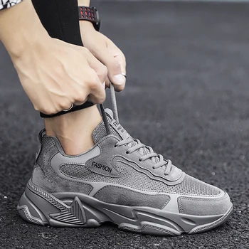 Barbati Adidasi Pantofi Casual 2020 Nou Plat Confortabil Pantofi ochiurilor de Plasă Respirabil Pantofi de Funcționare în aer liber Pantofi Adidași de Moda pentru Bărbați