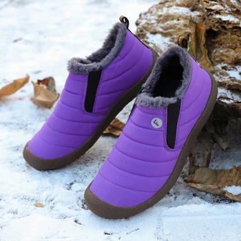 Barbati Casual Pantofi Adidași Toamna Iarna Confortabile Pantofi Pentru Bărbați Mocasini Pantofi La Comandă Slipon Plus Catifea Zăpadă Pantofi Pentru Bărbați De Mari Dimensiuni 36-48