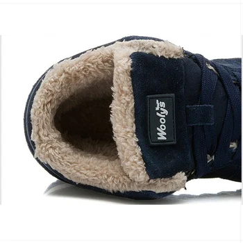 Barbati Casual Pantofi De Moda Pantofi De Iarna Pentru Bărbați Ține De Cald Pantofi De Piele De Pluș Unisex Pereche De Încălțăminte De Iarnă Pentru Bărbați Adidași De Iarnă