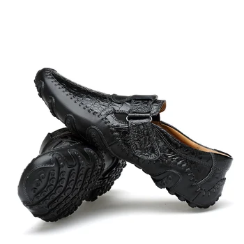 Barbati Casual Pantofi din Piele 2020 Barbati Mocasini Brand de Lux Crocodili Dungi de Conducere Pantofi Slip Confortabil pe plus Dimensiune 38-48