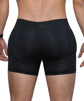 Barbati Cur mare Enhancer Fundul Căptușit Șold Sexy Lifte de Fitness Boxer Formator pantaloni scurți