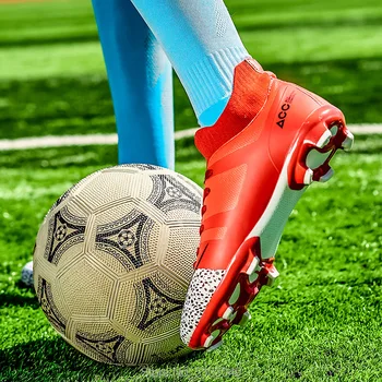 Barbati Pantofi de Fotbal Ghete de Fotbal Ghete de Tepi Lungi TF Piroane Adidași Moale de Interior, Gazon Futsal ghete de Fotbal pentru Bărbați Futbol copii