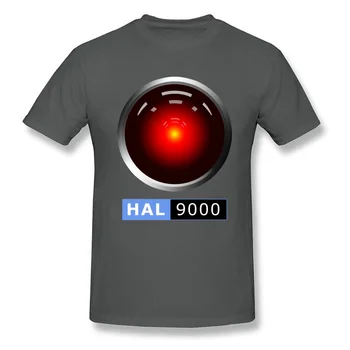 Barbati Top T-shirt HAL 9000 T Shirt Geek Film Tricou 3D Imprimate Teuri Design Creativ de sex Masculin Haine Tesatura de Bumbac Negru en-Gros