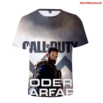 Barbati Tricou de Joc Call of Duty Warzone 3d de Imprimare de Moda Tricou 2021 Vara Noi Tee Rece Streetwear Call of Duty Warzone Femei Top
