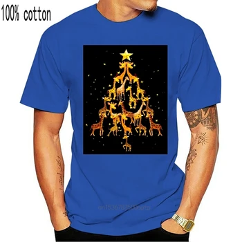 Barbati Tricou Girafa Pom De Crăciun T-Shirt Femei T-Shirt
