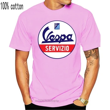 Barbati tricou Supradimensionat populare Tricou Vespa Servizio Tricou Om Haine Vespa s Adulti -4XL Vespa serviciu Teuri Topuri femeile