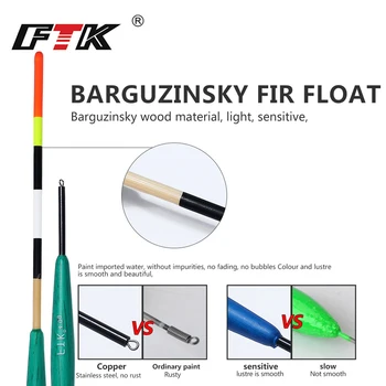 Barguzinsky Fir de Lumină 10buc/Lot de Pescuit Float Lungime 23-25.5 cm Float 2g-4g Mix de Culoare Pentru Pescuit la Crap