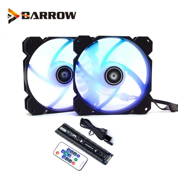 Barrow PWM Dimensiune Ventilator 120*120mm Fan folosi pentru Radiator Caz de Calculator cu 5V-O-Lumina RGB 6PINI Antet/Suport Placa de baza Aurora
