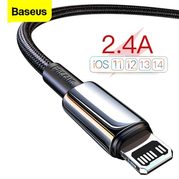 Baseus Cablu USB Pentru iPhone 12 pro max 11 X XS Cablu de Date Rapid de Încărcare Pentru iPhone 8 7 6 6s plus, iPad Cablu de Încărcător de Mobil Cabluri