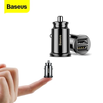 Baseus Dual USB Masina Încărcător 3.1 O Mașină Rapidă de Încărcare Automată de Încărcare Adaptor Pentru Samsung iPhone USB Masina Încărcător Încărcător de Telefon Mobil