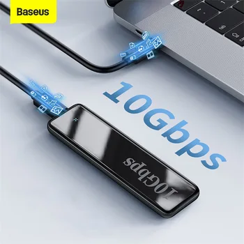 Baseus M2 SSD NVME Cazul USB de Tip C SSD Cabina de Externe Drive-uri Solid state Disk Cutie de 10Gbps M. 2 NVME M/M+B Cheie Docking Station