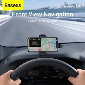 Baseus Masina cu Suport pentru Telefon de 360 de Grade de Navigare GPS tabloul de Bord Suport de Telefon Stand in Masina pentru Telefon Universal Clip Soclului