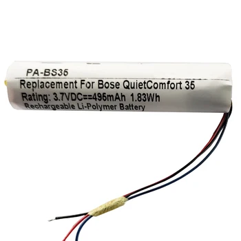 Baterie noua Pentru Bose QuietComfort QC35 & QC35 II Acumulator 3.7 V 496mAh Li-Polimer de Înlocuire Baterii cu 3 fire+instrumente