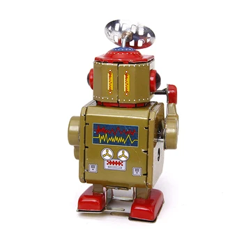 Bateristul Robot de Vânt de Până Mini-Jucarie de Colectie, Cadou Jucarii Clasice de Înaltă Imitație Bateristul MIni Robot de Decor pentru Adult Copil Copii