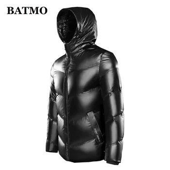 BATMO 2020 new sosire de iarnă de înaltă calitate 80% alb rață jos jachete cu gluga barbati,impermeabile jos haina 9928