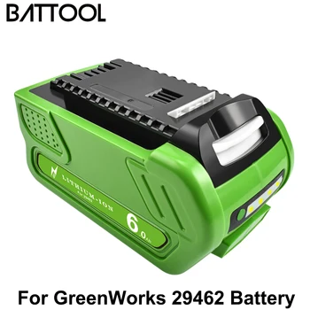 Battool 6000mAh Reîncărcabilă Acumulator de schimb Pentru Crea 40V GreenWorks 29462 29472 22272 G-MAX GMAX masina de Tuns Gazon Baterie