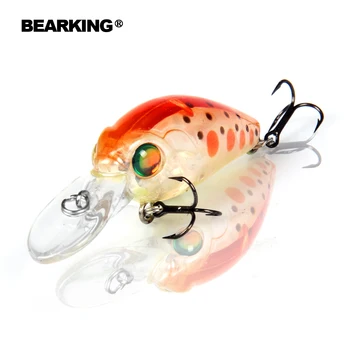 Bearking Fierbinte modelul 2017 profesionale momeli de pescuit 10 culori minnow,manivela 35mm/3.7 g, adâncimea de 2,0 m de pescuit greu momeli N