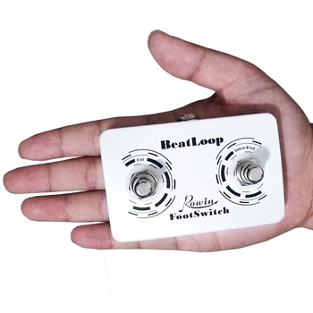Beatloop Pedală De Picior Dual Moment Externe Chitara Pedala Comutator De Picior Pedale Cu 6,35 Mm Stereo Cablu