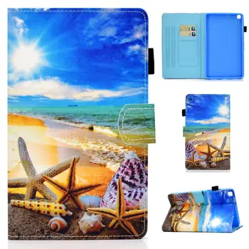 Bec Fluturele Bufnita Printuri Flip Cover Pentru Samsung Galaxy Tab S6 Lite 10.4 inch 2020 P610 P615 Magnetic Sloturi pentru Carduri Stand Caz