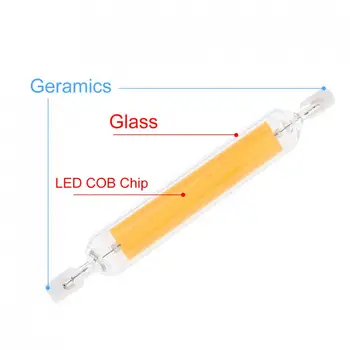 Becuri LED 20W 118mm 110-120V Mini Sticla de 360 de Grade flux luminos Alb Cald Alb Rece Orizontală cu Dop de COCEAN Înlocuiți Lampa cu Halogen