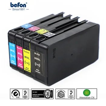 Befon Compatibil 950 951 XL Înlocuire a Cartușului de Cerneală pentru HP 950 951 HP950 HP951 Officejet Pro 8100 ePrinter 8600 Plus Printer