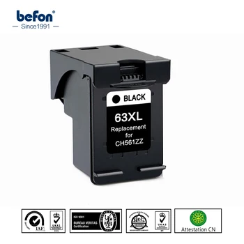 Befon Re-fabricate 63 XL Înlocuire Cartuș pentru HP 63 Negru Cartuș de Cerneală pentru Deskjet 1110 1111 1112 2130 2131 2132 3630