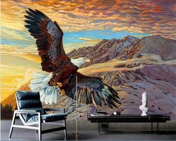 Beibehang papel de parede wallpaper nou Chinezesc modern minimalist Eagles despicat cerul fundal papier peint bebang