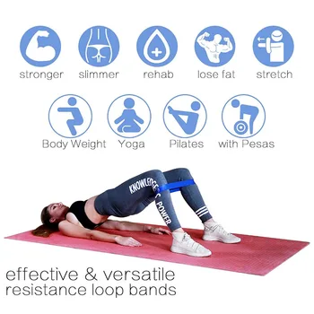 Benzile De Rezistență Crossfit Silicon Sală De Fitness, Echipament De Curele Latex Yoga, Gimnastică Puterea De Formare Atletic Benzi De Cauciuc