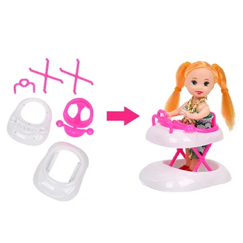 Besegad 108pcs se Amestecă Stil Papusa Accesorii Kit Pantofi Genti Oglindă Colier pentru Casă de Păpuși Barbie Fete Ziua de nastere Cadouri de Craciun