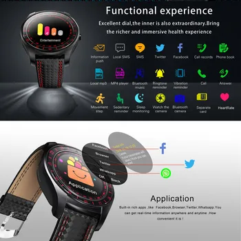 Beseneur Bluetooth Ceas Inteligent Bărbați V10 Cu Ecran Tactil Mare a Bateriei Suport TF Card Sim Camera pentru Android Telefon Smartwatch