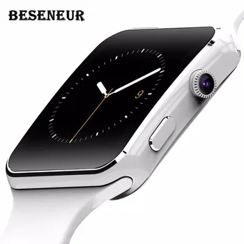Beseneur X6 Bluetooth Smart Watch Sport Passometer Smartwatch cu Camera Suport SIM Card Whatsapp Facebook pentru Android Telefon