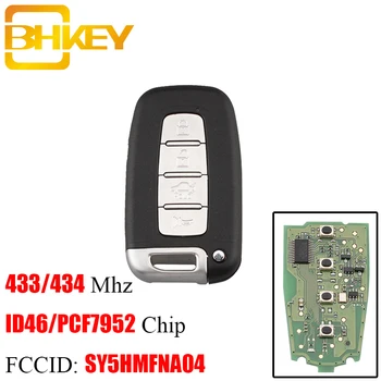 BHKEY 4BT Inteligent de la Distanță cheie 433Mhz ID46 Chip Pentru I30 Hyundai IX35 SY5HMFNA04 Pentru Hyundai Sonata Geneza Equus Veloster 2009-