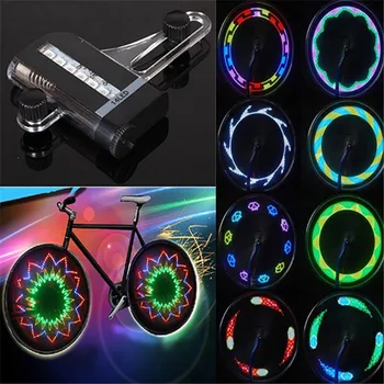 Bicicleta a Vorbit de Moda PC Lumini LED rezistent la apa Rece Roată de Bicicletă de Lumină Colorate Siguranță Anvelope Lumini 2020 nou sosiți