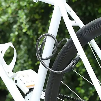 Bicicleta Cod de Blocare Cheie Anti-Furt Bicicleta Parola Ciclism Combinație Metal Greutate de Lumină Blocare de Securitate pentru Scuter Bicicleta Ciclism
