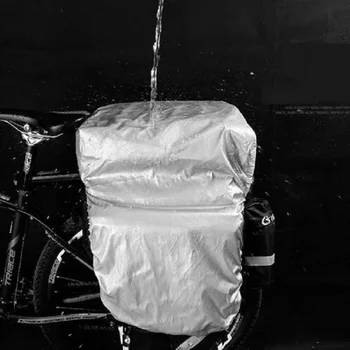 Bicicleta geanta 45L Volum Mare Bicicleta portbagaj Bicicleta portbagaj Spate Depozitare Sac Container Fix, cu Curea si Capac rezistent la apa